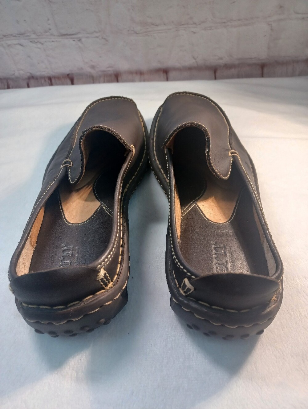 Born Sebra II Leather Loafers in Chestnut Brown  Leather Slip On 8.5 New - Picture 8 of 15
